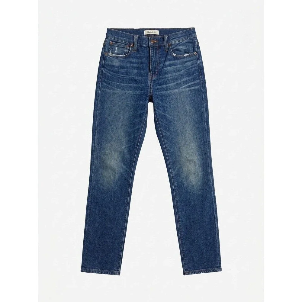 Madewell The High Rise Slim Boyjean Jeans Size 26 G7199 Classic Medium Wash